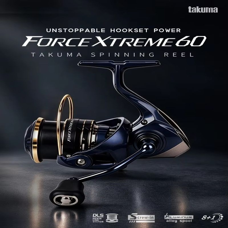 Trolling Reel - Carrete de pesca estándar TAKUMA FX60,