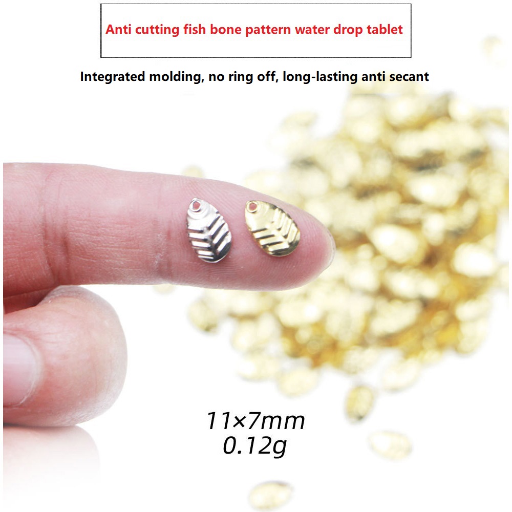 Baitcasting Reel - 50 unids/lote DIY Spinner de pesca