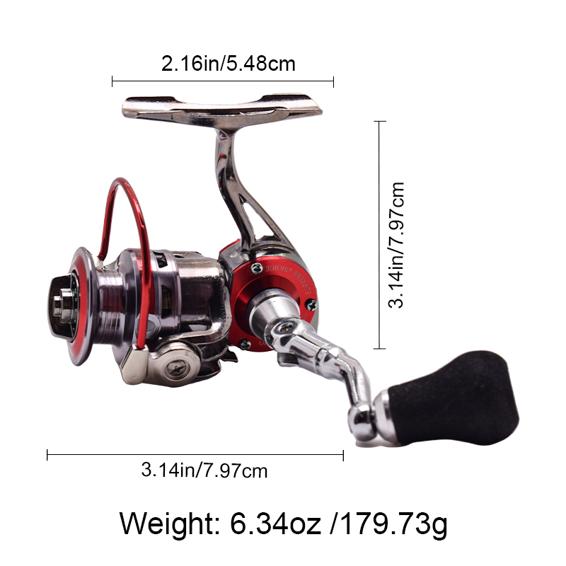 1 carrete de pesca portátil AM - Trolling Reel reseña y precio