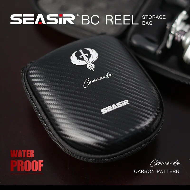 SEASIR Commando patrón de fibr - Spincast Reel reseña y precio