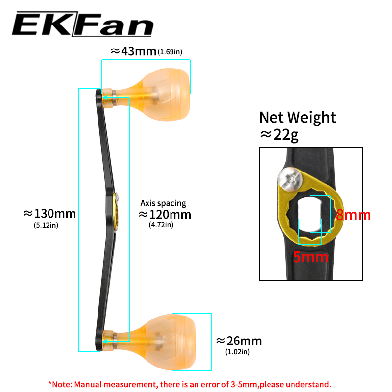 EKFan-manijas de aleación ultr - Trolling Reel reseña y precio