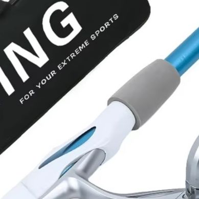 Caña de Pescar Azul y Blanca d - Reel Bag reseña y precio